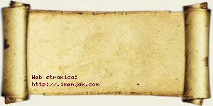 Jasna Obradović vizit kartica